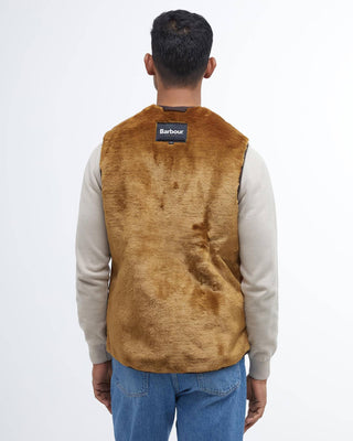 Gilet/fodera in pile caldo con cerniera