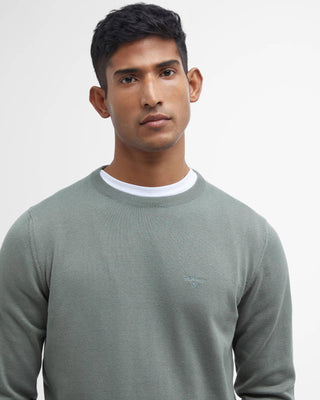 Maglione girocollo in cotone Pima