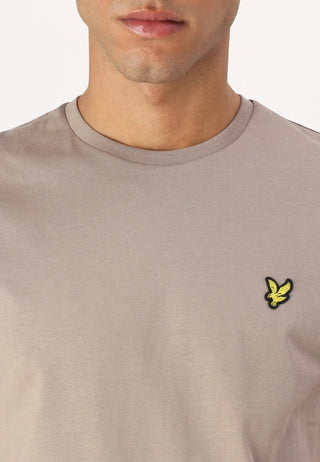 T-Shirt Plain Lyle&Scott Heritage Taupe da Uomo