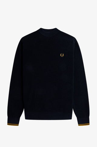 Maglione Waffle Fred Perry Navy