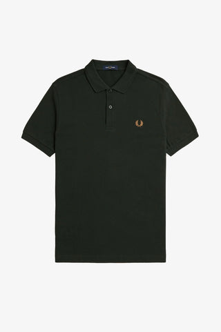 Polo Classica Fred Perry Verde Scuro da Uomo