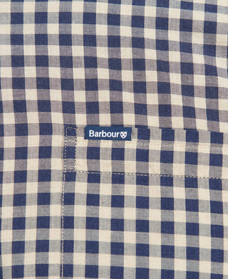 Camicia Merryton Barbour Blu da Uomo