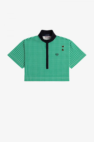 Polo Amy Winehouse X Fred Perry Verde da Donna