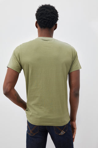 T-Shirt Girocollo Roy Roger’s Verde da Uomo