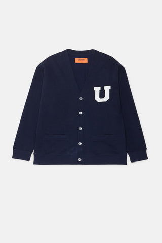 Cardigan con logo