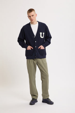 Cardigan con logo